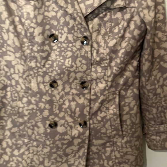 Daughters of the Liberation Double Brest animal print raincoat 800 - Picture 2 of 10